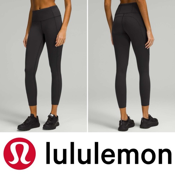 🦊 NWT Lululemon Fast and Free High-Rise Tight 25" * Nulux - Picture 1 of 6